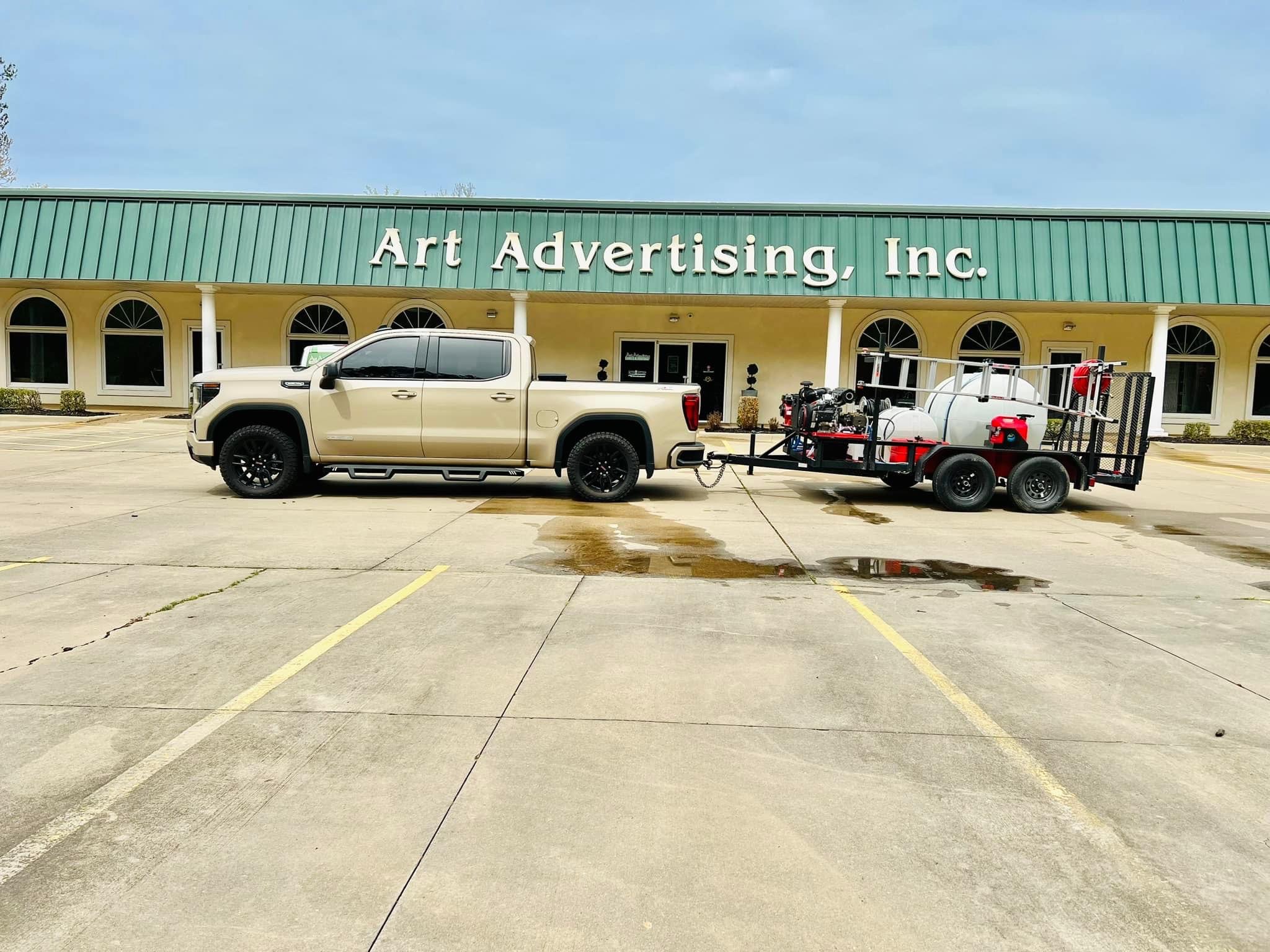 Jonesboro's Art Advertising cleaned up!